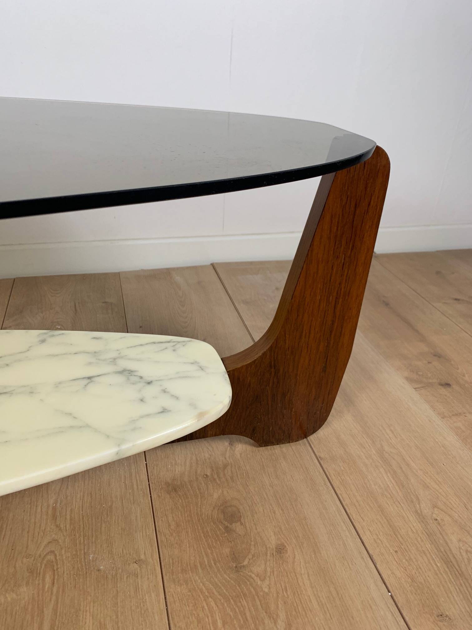 Table basse par Hugues Poignant, 1960/70, France