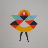 Sonia Delaunay: Carnival - Signed lithograph