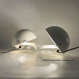 Pair of 'Bugia' Lamps by Giuseppe Cormio iGuzzini - Adjustable Space Age Italian Lights 1970s