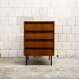 Mobile da soggiorno in legno e ferro Leonardo Fiori per ISA Bergamo Italia