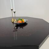 Octagonal dining table in resin, Italy 1970s