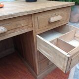 Solid oak desk counter