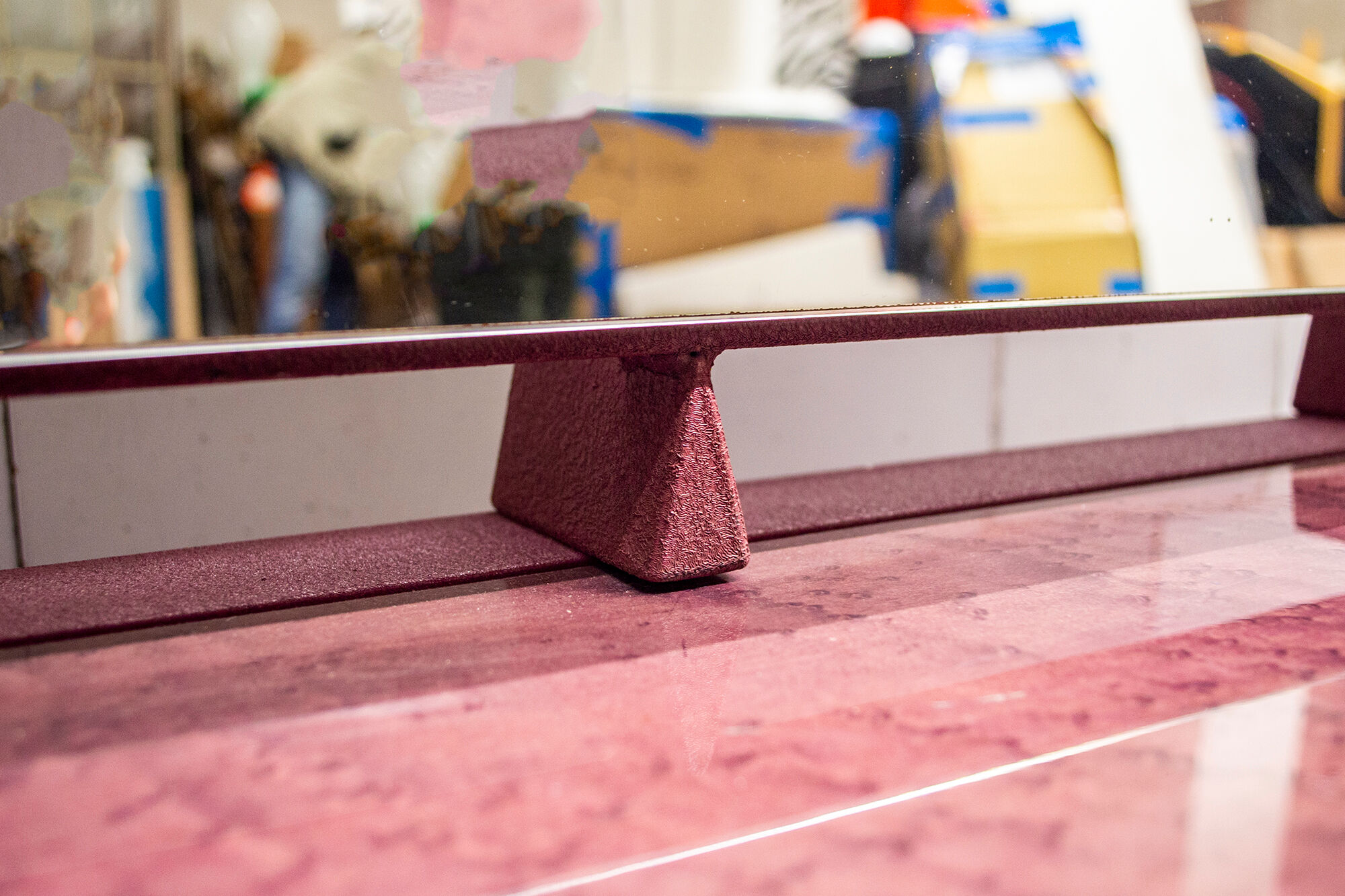 Console avec miroir postmoderne par Saporiti Italia, années 80