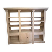 Cerused oak library - High-end