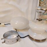 Glass Mushroom Table Lamp