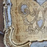 Florentine gilded wooden top