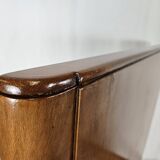 Lit simple Art Déco en bruyère