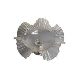 Antique wire glass bonbonniere on silver base