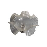 Antique wire glass bonbonniere on silver base