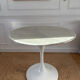 Vintage 1970 marble tulip table