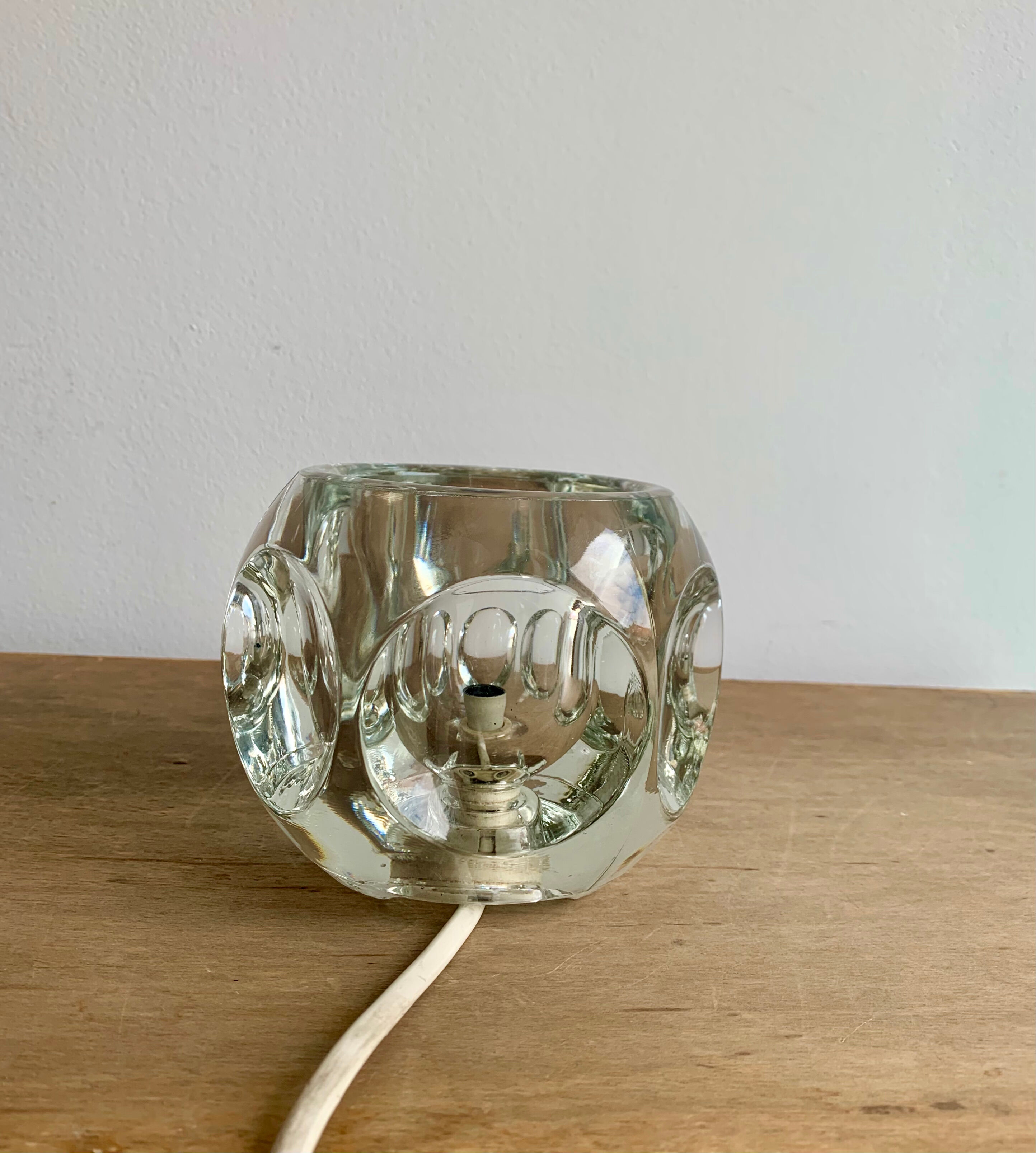 Ice cube table lamp by Peill & Putzler, 1970s