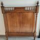 Ancient bed frame in solid walnut