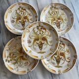 Keraluc Quimper Stoneware Dessert Plates