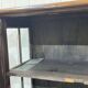 Vitrine anglaise en acajou fin XIXème