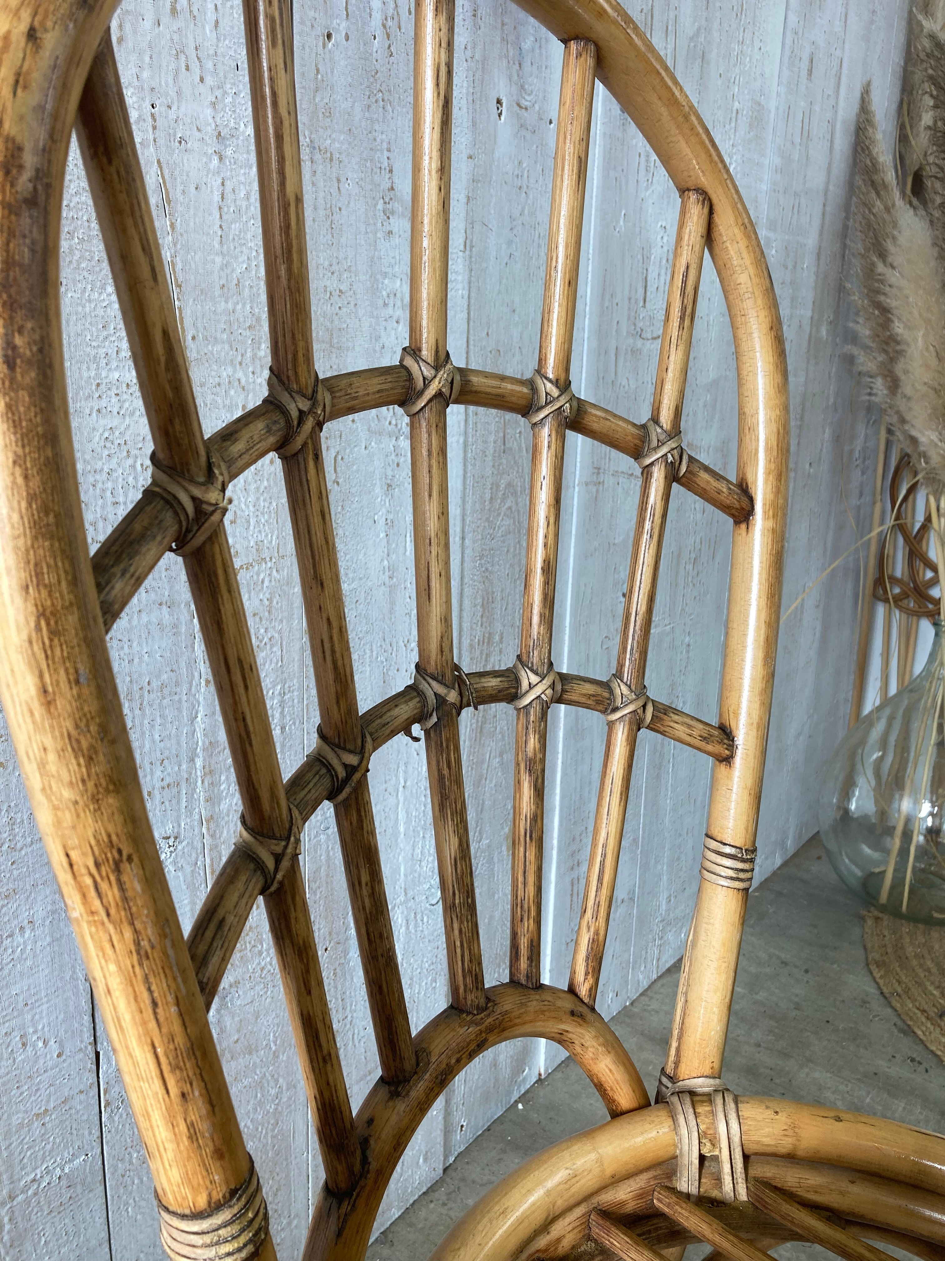 Pair of rattan chairs