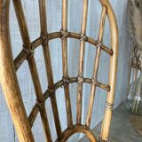 Pair of rattan chairs