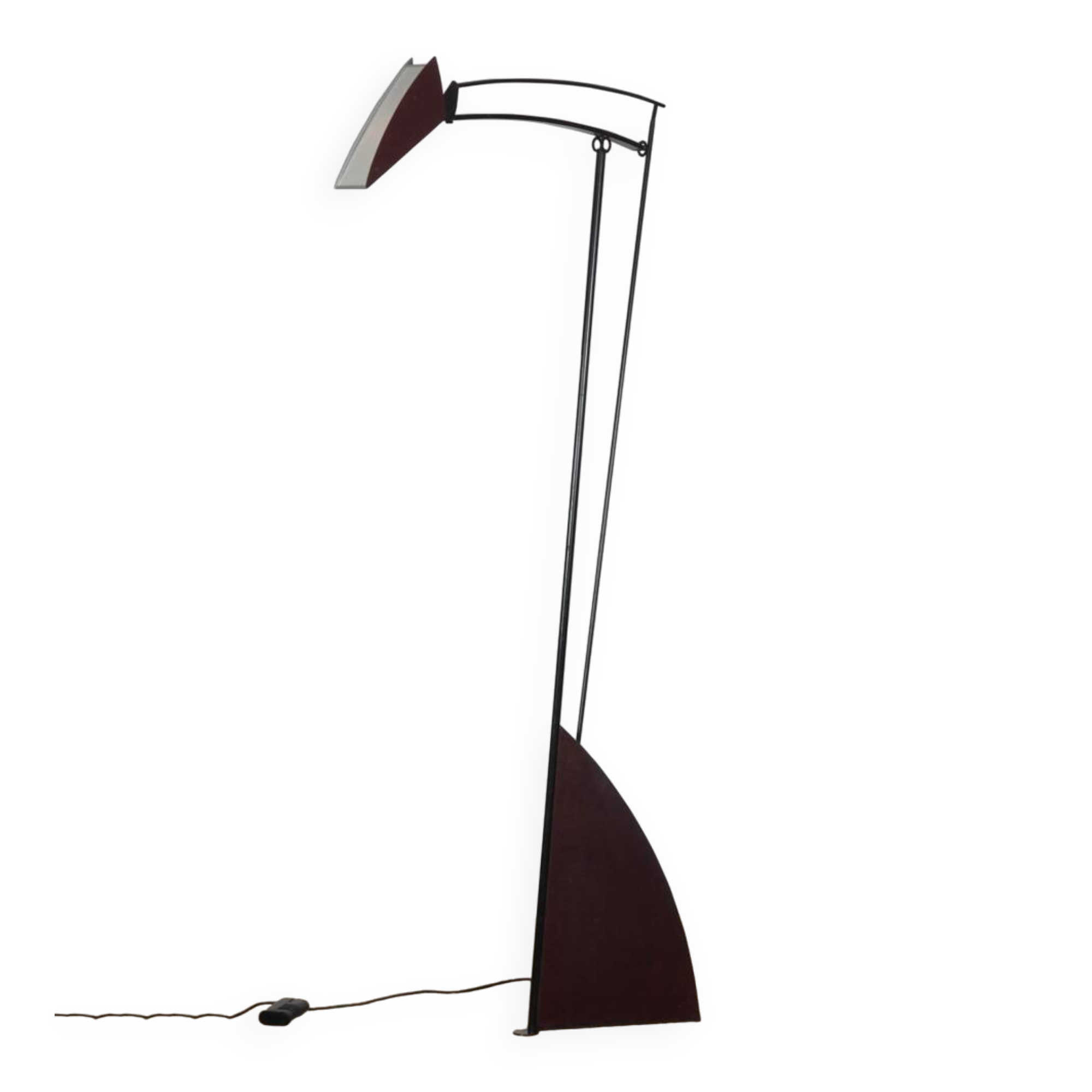 Metal floor lamp from the 1990s