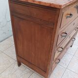 Art Deco walnut commode
