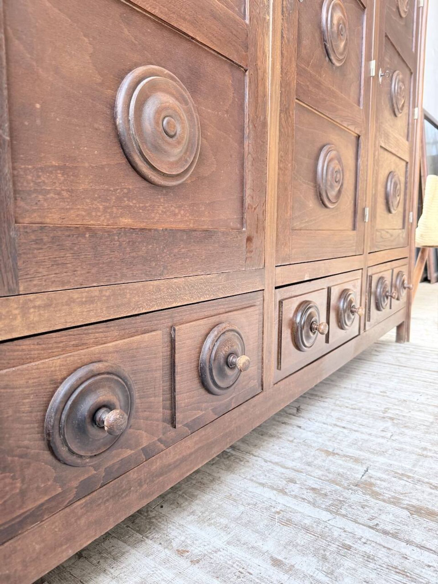 Oak wardrobe "Basque" Dudouyt