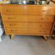 Commode vintage pieds compas miroir tryptique