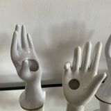 Set of 4 vintage ceramic soliflore hands