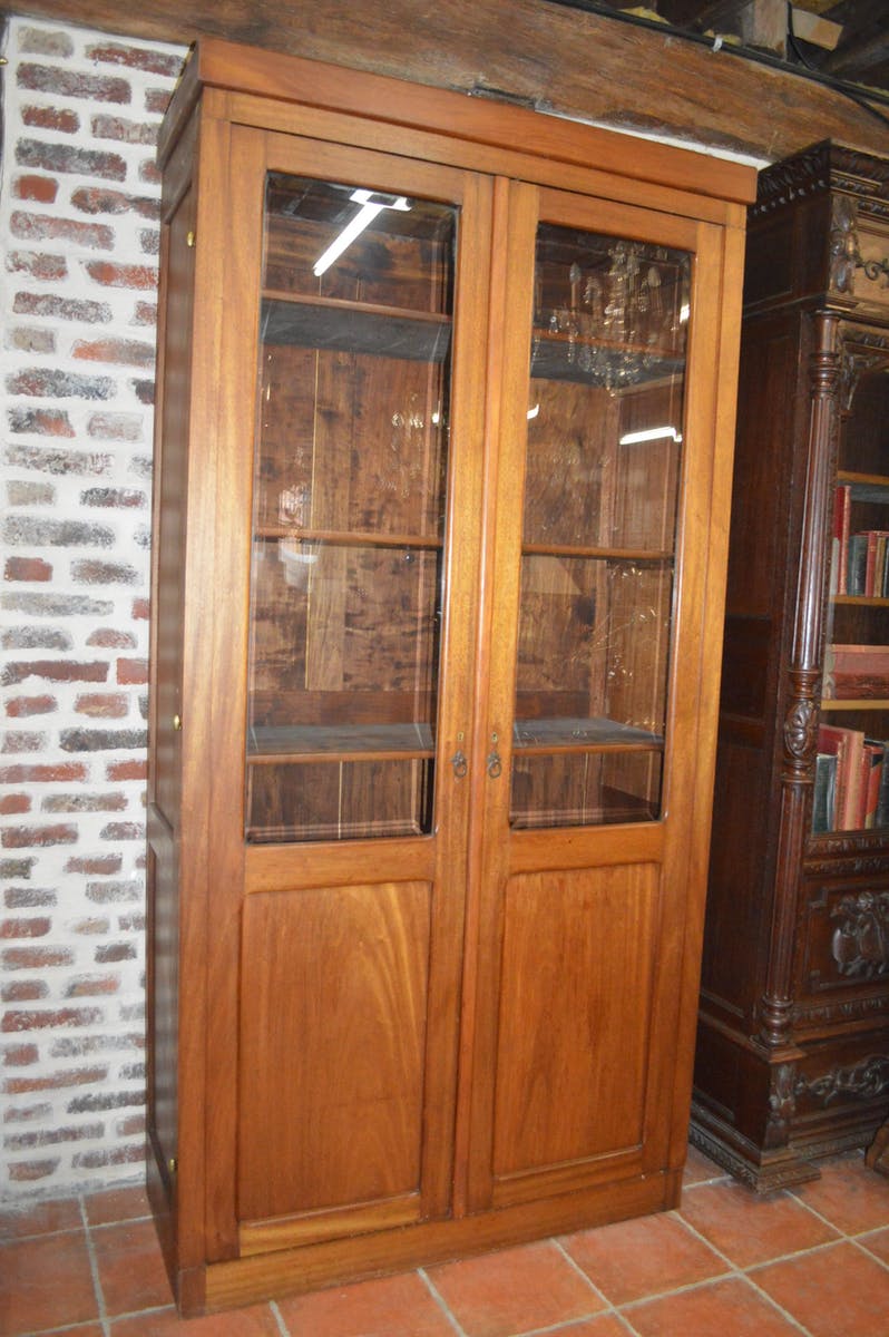 Bibliothèque en acajou