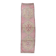 Tapis de couloir Oushak rose pâle