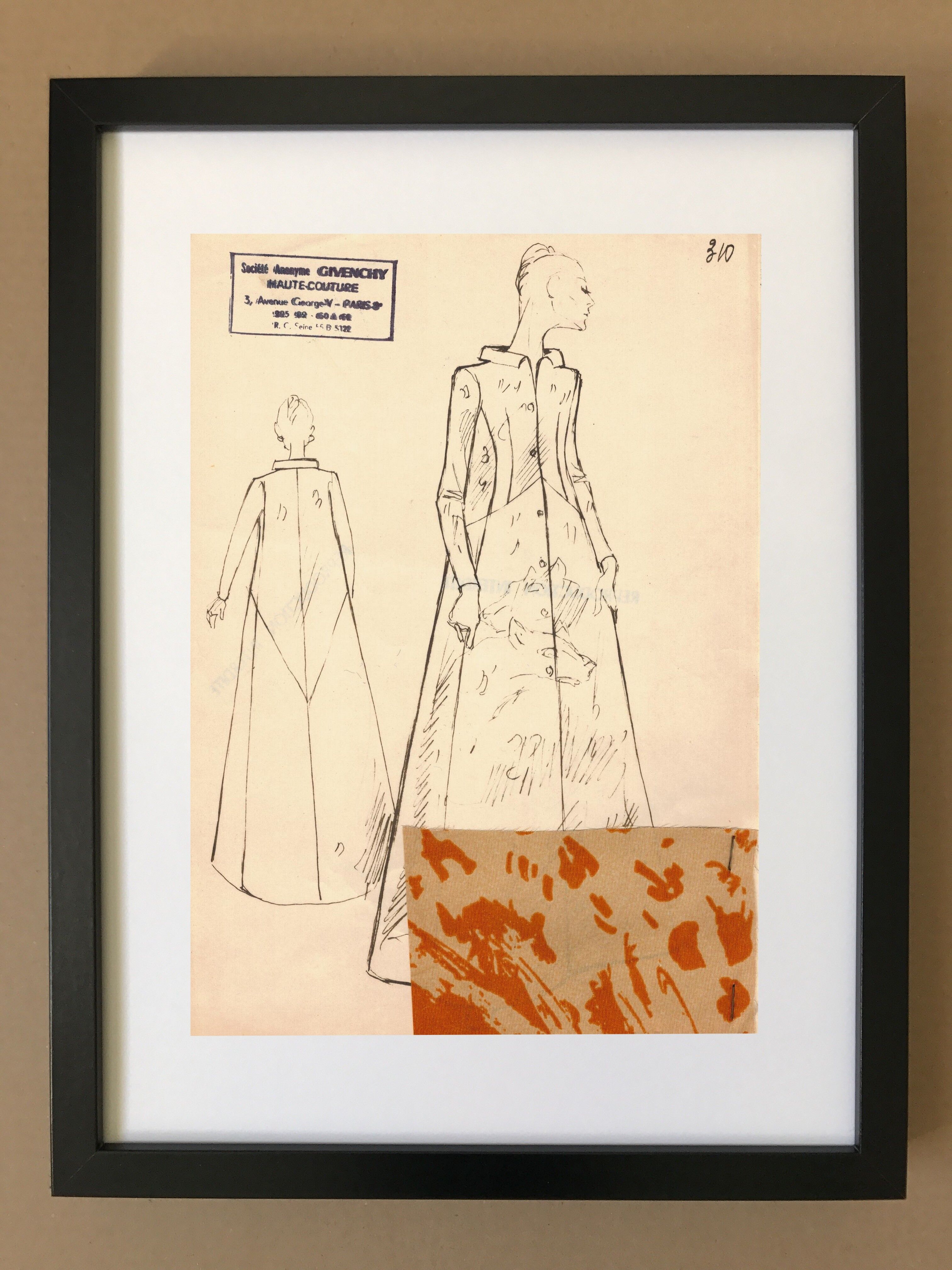 Dessin de la maison Givenchy