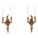 Rococo Wall sconces candles 1920s France