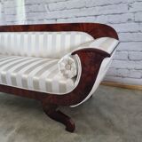 Biedermeier french sofa restored, reupholstered