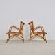 Rattan armchairs 1960s