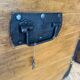 19th Century Domed Travel Trunk – Wood, Brass, Leather – Restored