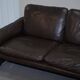 Two-seater Danish leather canapé Mid-Century Modern