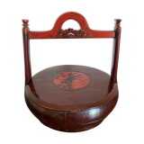 Chinese lacquered basket