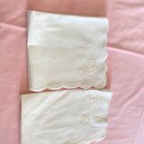 Seven table service and those napkins