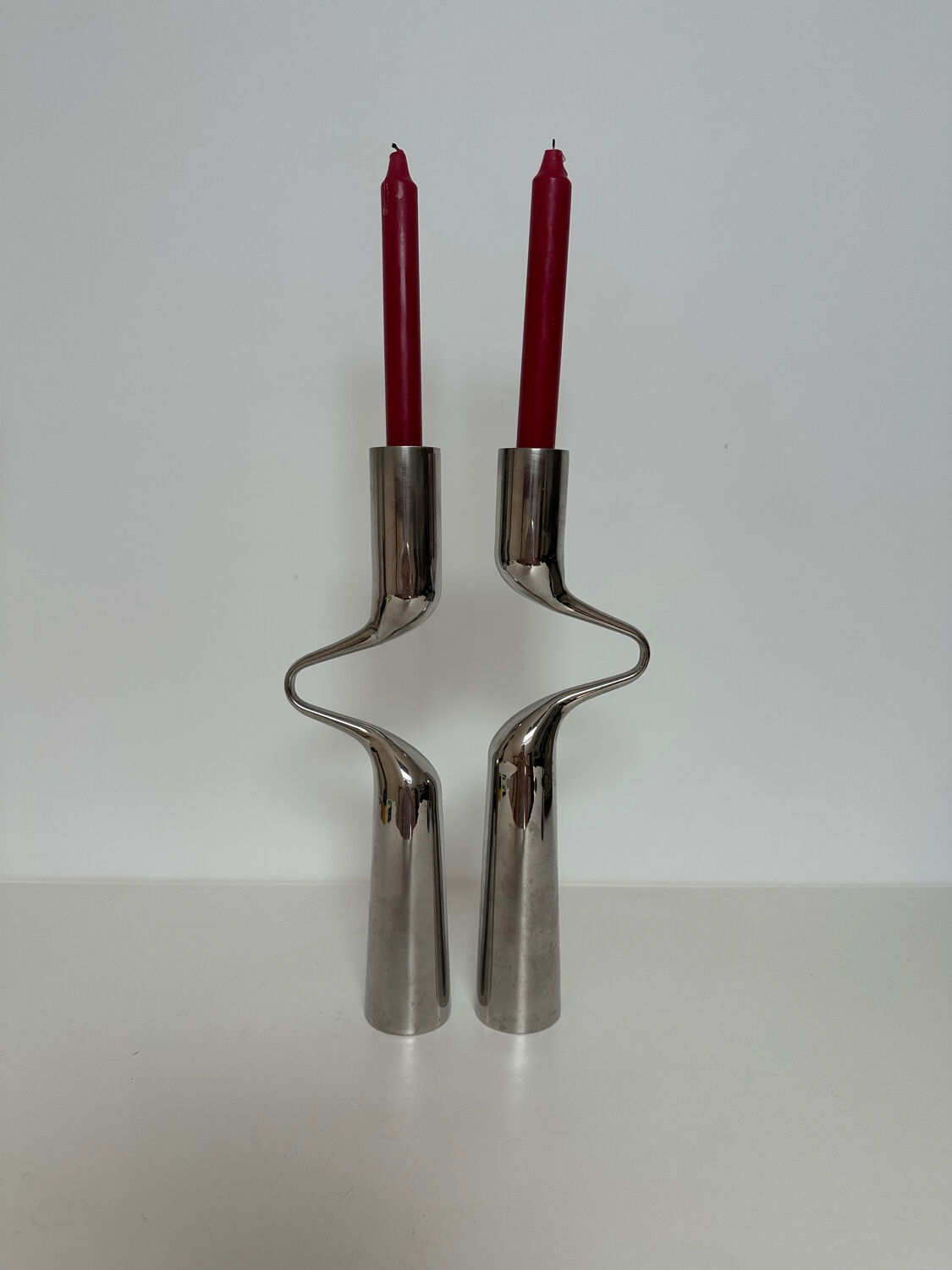 2 Candle holders by Mikaela DÖRFEL vintage design