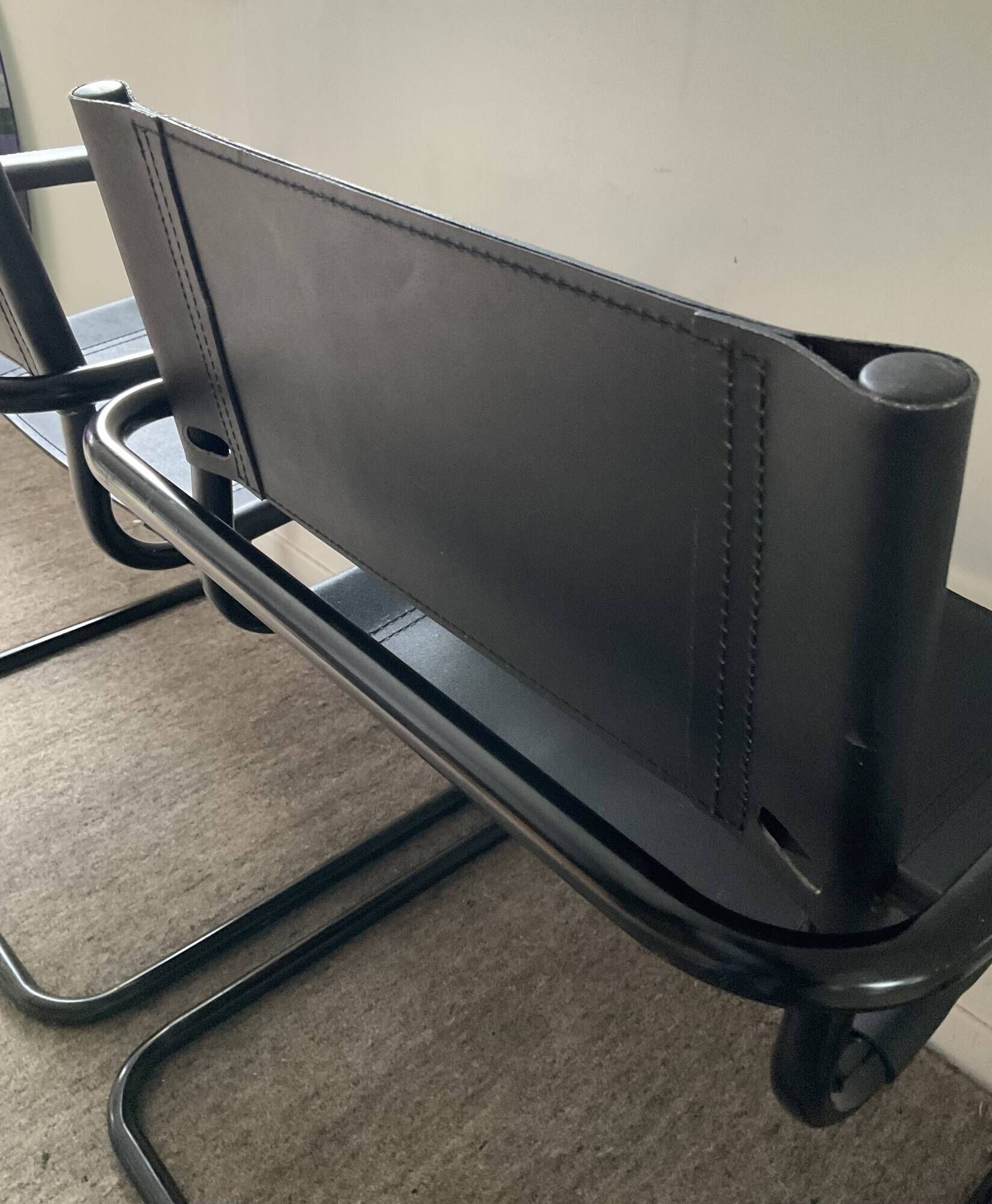 Pair of vintage Cantilever chairs from the 70s-80s