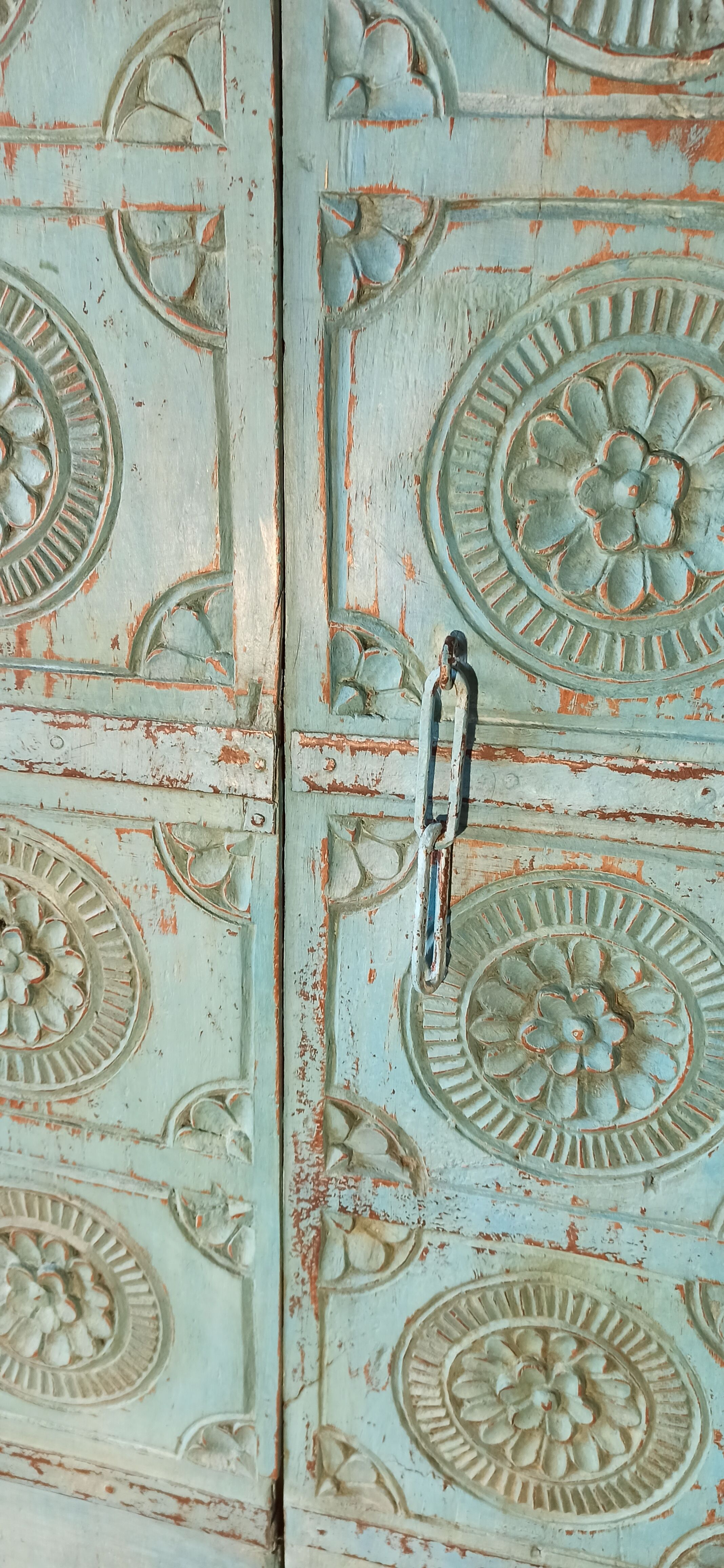 Old wooden door