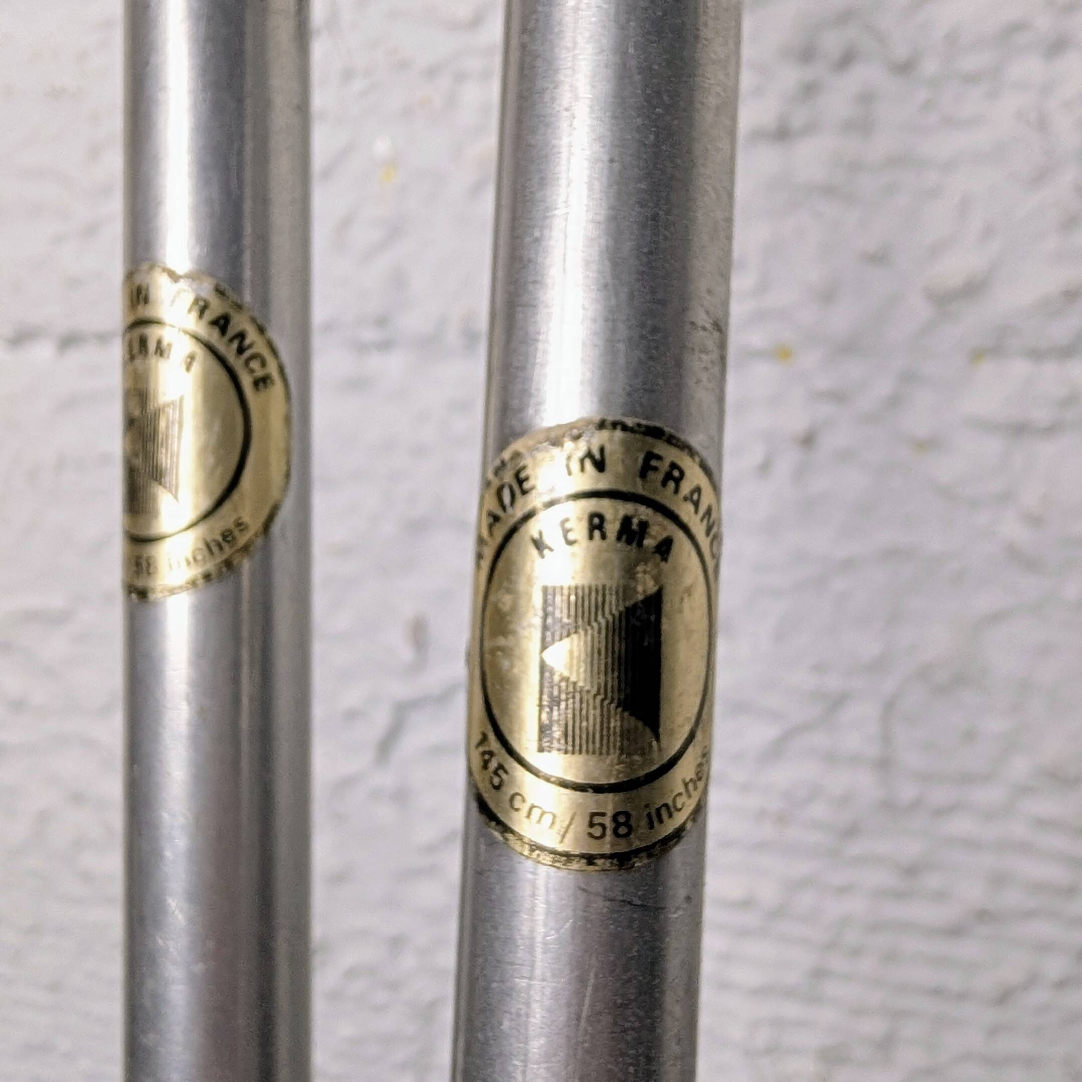 Vintage ski poles