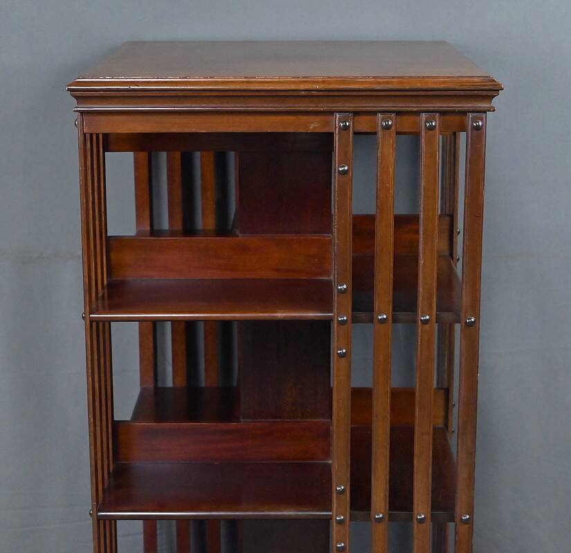 Rotating mahogany library, England – 1st part 20th century