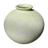 Ovoid vase in vermiculated ceramic art deco Sevres vinsare