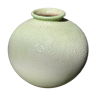 Vinsare ceramic ovoid vase vermiculated art deco coral crispe