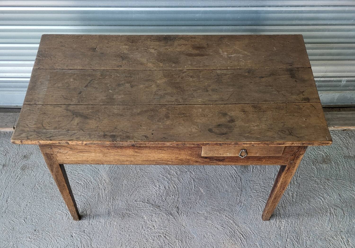 Authentic very old farmhouse table in good condition.