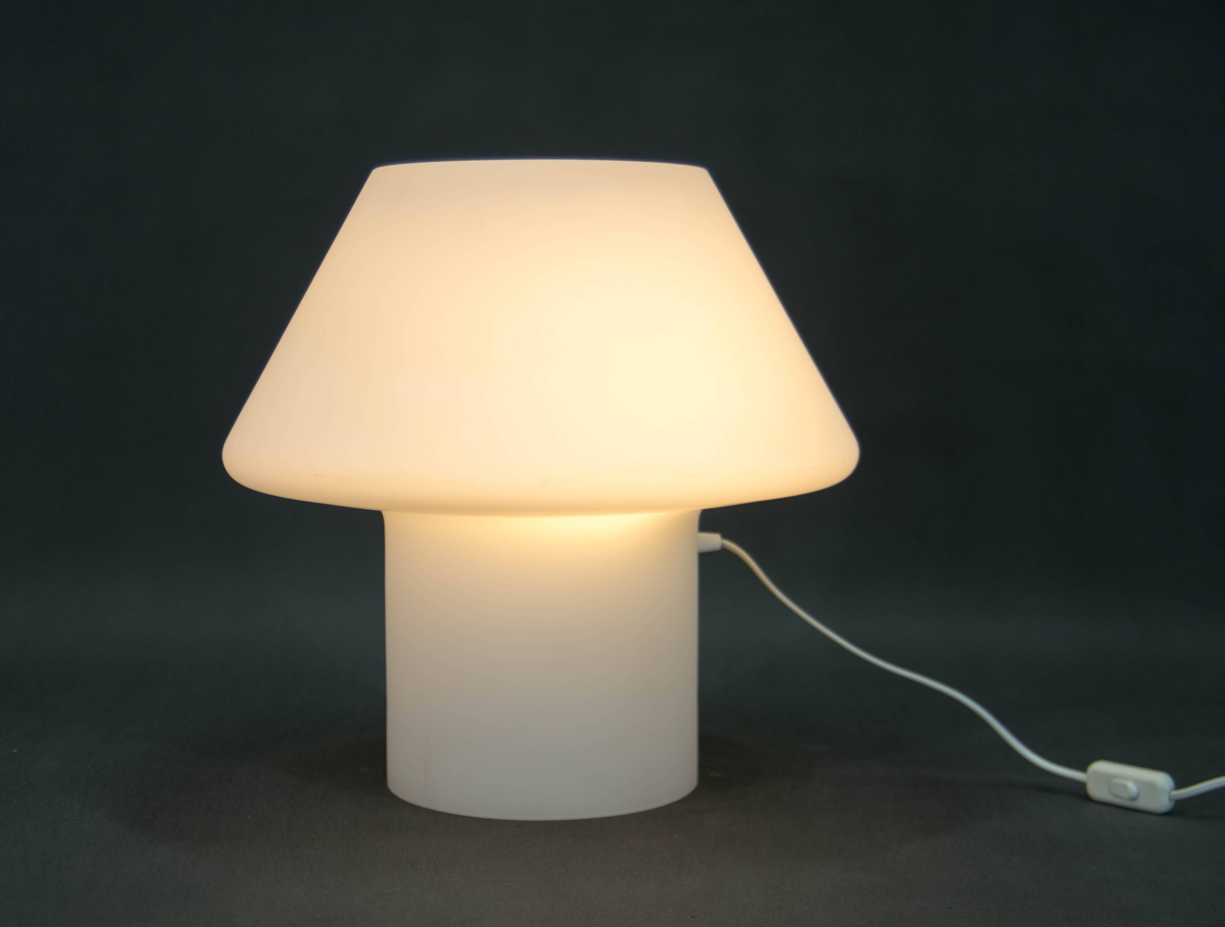 Murano Glass Mushroom Table Lamp, Italy, 2000s