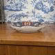 Signed Imari porcelain plate with Japanese lake and deer decoration, 19th century