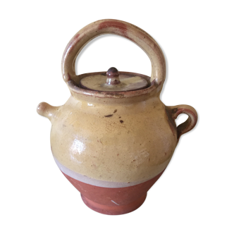 Vinaigrier in two-coloured sandstone, souvenir of Italy