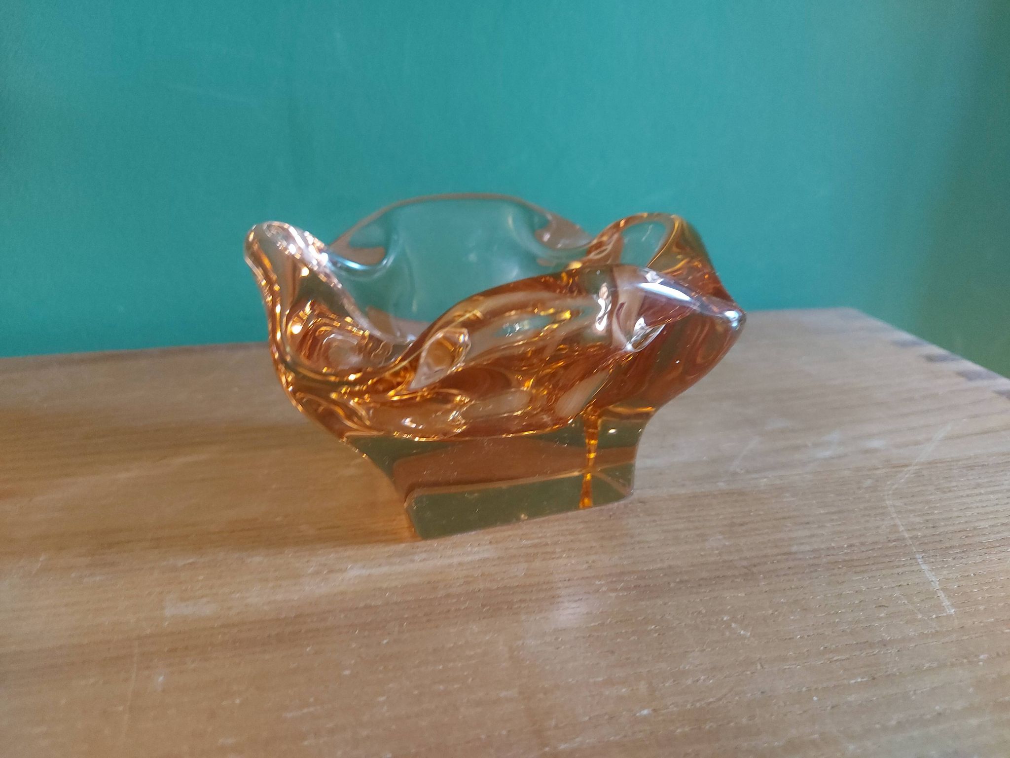 Cendrier vintage en cristal