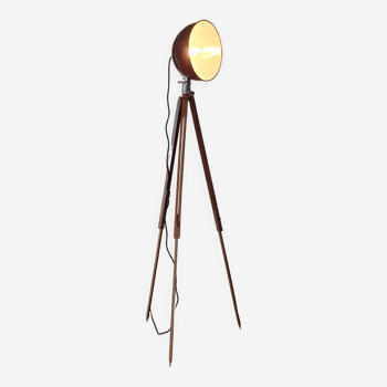 Lampe trépied style indus. des années 60'