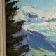 Oil Painting on Panel Vintage Signed CLAUDE SARGUE Landscape 2