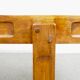 Vintage Mid century red mosaic coffee table by Juliette Belarti